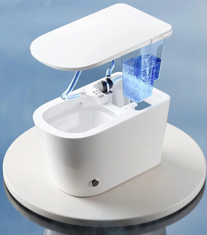 WC Japonais Intelligent Suspendu — Bidet Intégré, Siège Chauffant Et Séchage Automatique